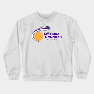 Morning Monorail Logo (Purple Text) Crewneck Sweatshirt